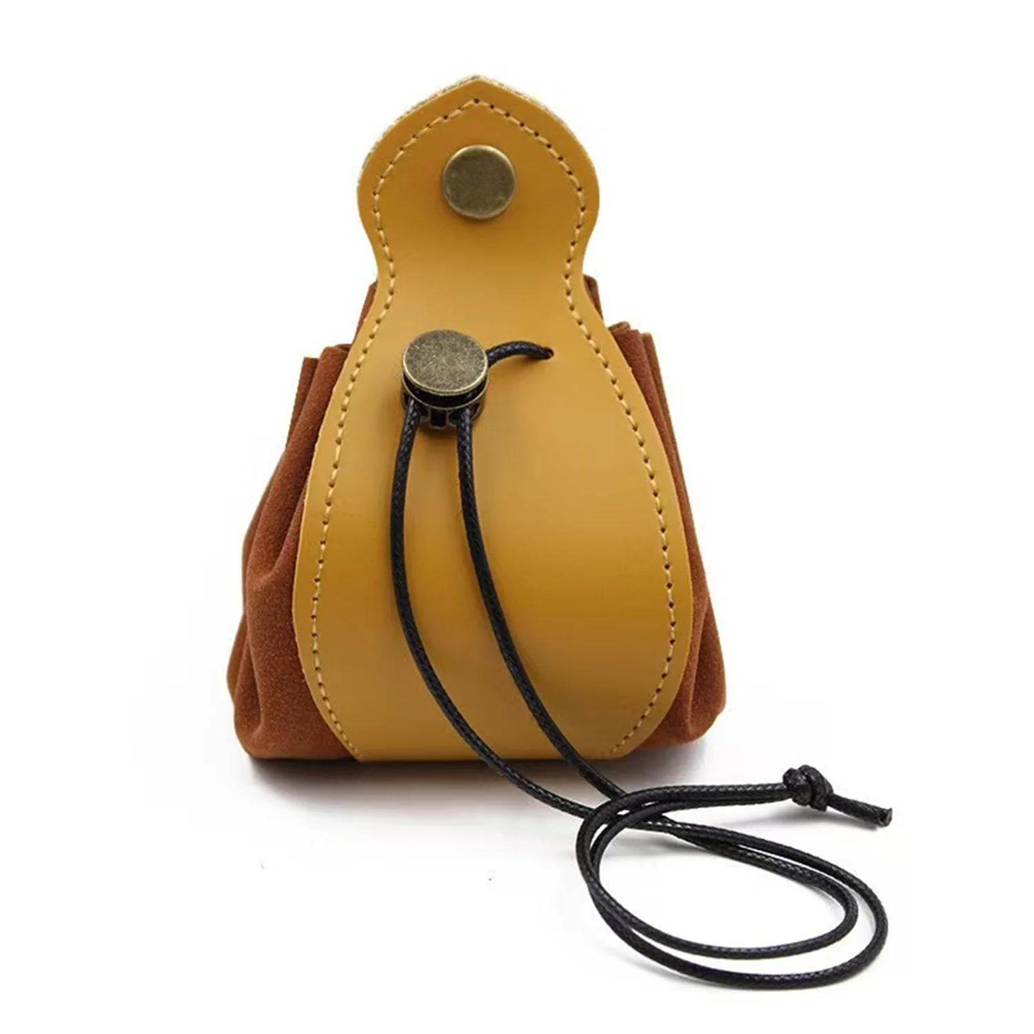 Premium Leather Dice Storage Pouch alternate view